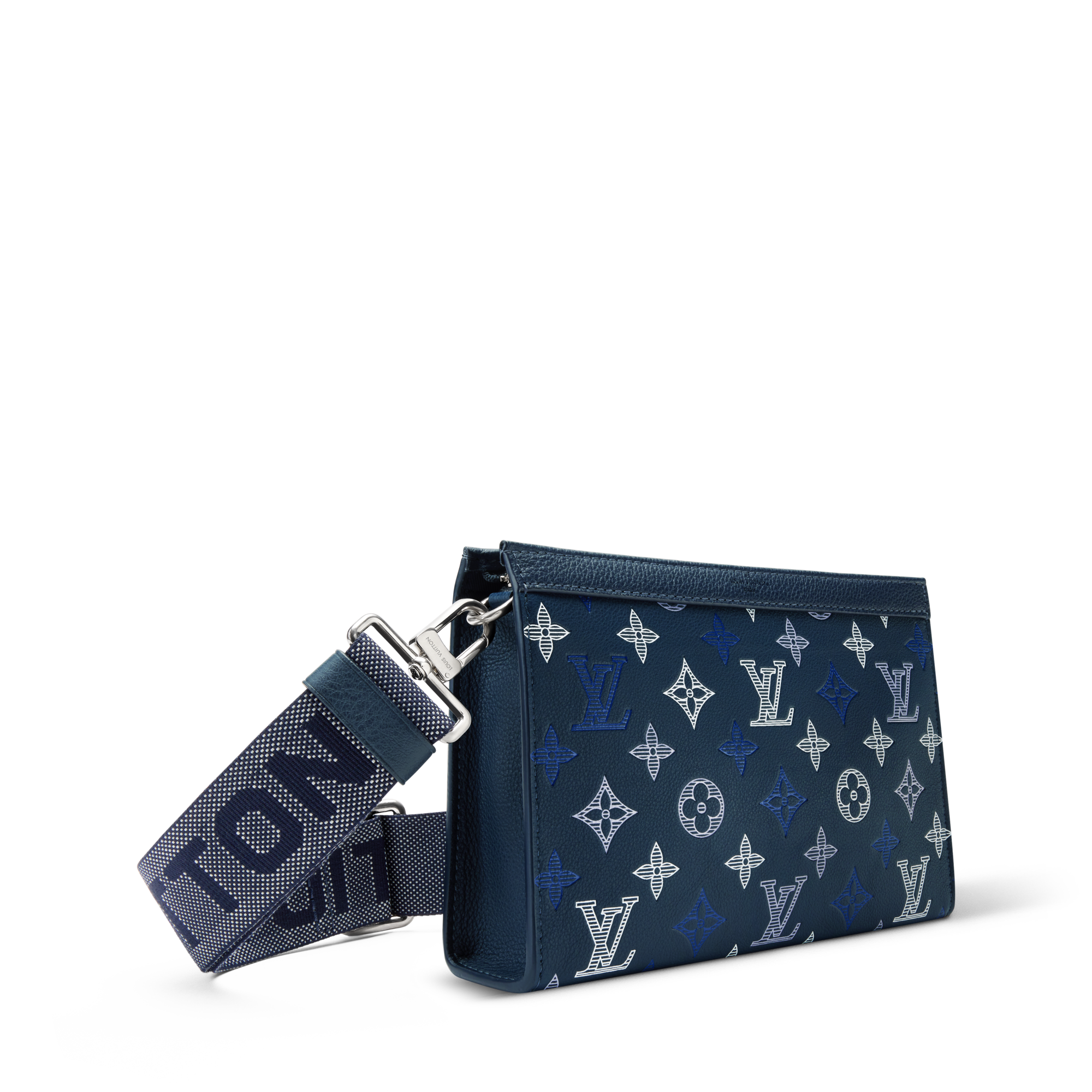 Gaston Wearable Wallet Monogram Shadow - Men Small Leather Goods